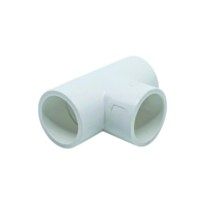 Tee pvc lisa de 1/2" blanca