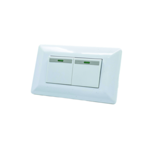 Apagador doble color blanco 1 way